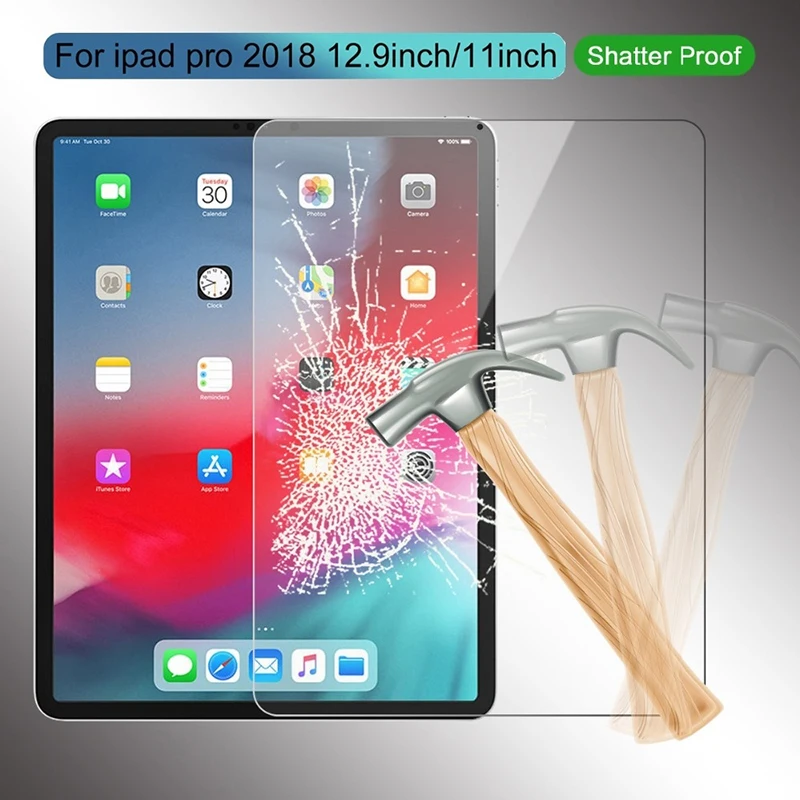 Анти-разбиться Экран протектор Закаленное Стекло для iPad Pro 12,9 ''2018/11 царапинам Tablet Стекло защитная пленка Экран протектор
