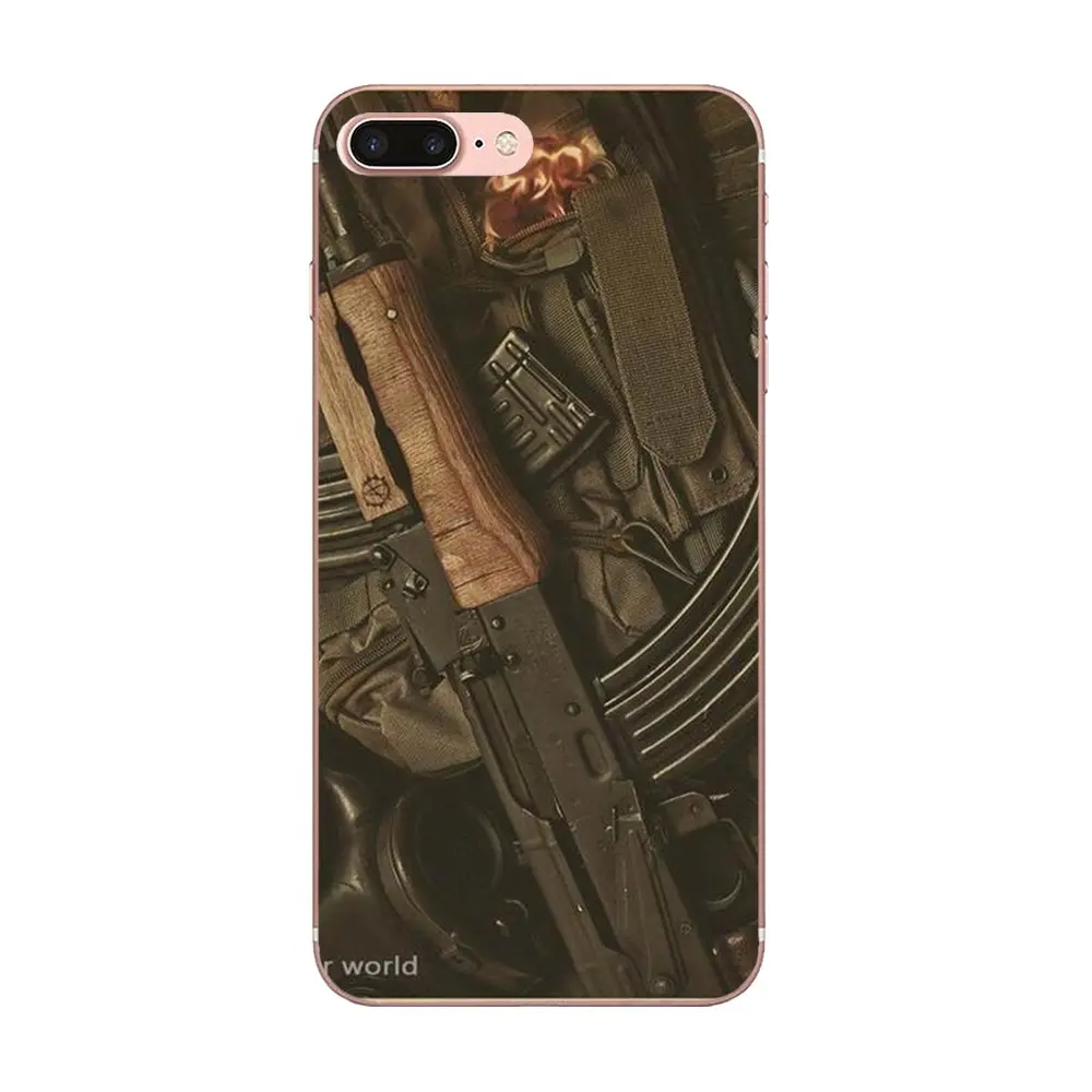 Защищать Париж Ak47 Ak 47 M16 для Galaxy A3 A5 A7 A8 A9 A9S On5 On7 Plus Pro Star 2015 2016 2017 2018 мягкий чехол
