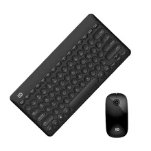 Multimedia Wireless Keyboard Mouse Combos with Fashionable Ultra Thin Whaterproof Silent Mice for Computer PC Gaming TV#g4