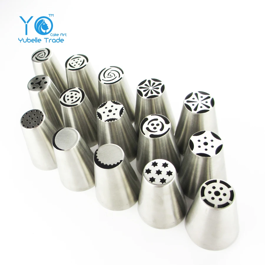 Medium Size Russian Tulip Icing Piping Nozzles Perfect For