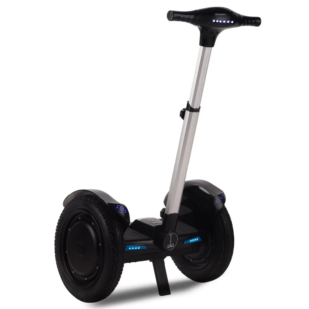 2 колеса стоящий Ховерборд электрический Балансирующий скутер с ЖК-дисплеем, скутер электрический с ручкой Бар S7M