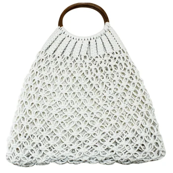 

ABDB-Braided Bag Summer Fashion Natural Women'S Hand Bag Beach Outdoor Travel Handmade Totes Handbag Woven Storage Bags