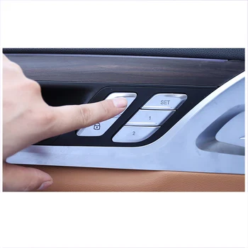 

lsrtw2017 abs car door lock seat memory button trims for bmw x3 2018 2019 g01