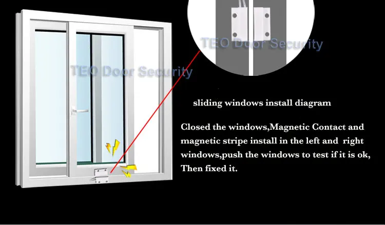 Проводной оконный Магнитный контактный датчик детектор переключатель для GSM домашней сигнализации безопасности пластиковый тростниковый контактный датчик для сигнализации
