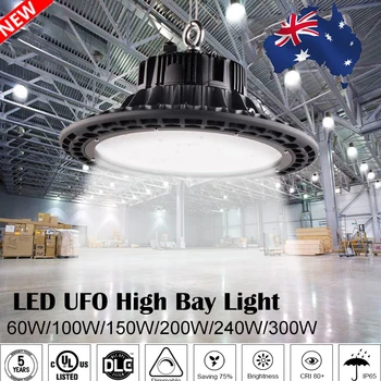 

Warranty 5 Years Waterproof Led High Bay Light IP65 Industrial Lamp Workshop UFO Garage Warehouse Stadium Market Air
