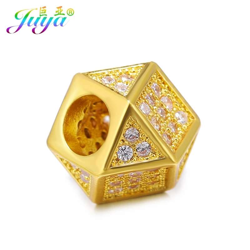Бусины шармы Juya из натурального камня для мужчин и женщин изысканные