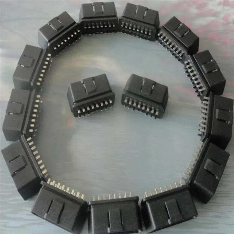 100pcs/lot FreebShipping OBD male connector assembly plug OBD2 car with 16 terminals obd for Car 12V | Обустройство дома
