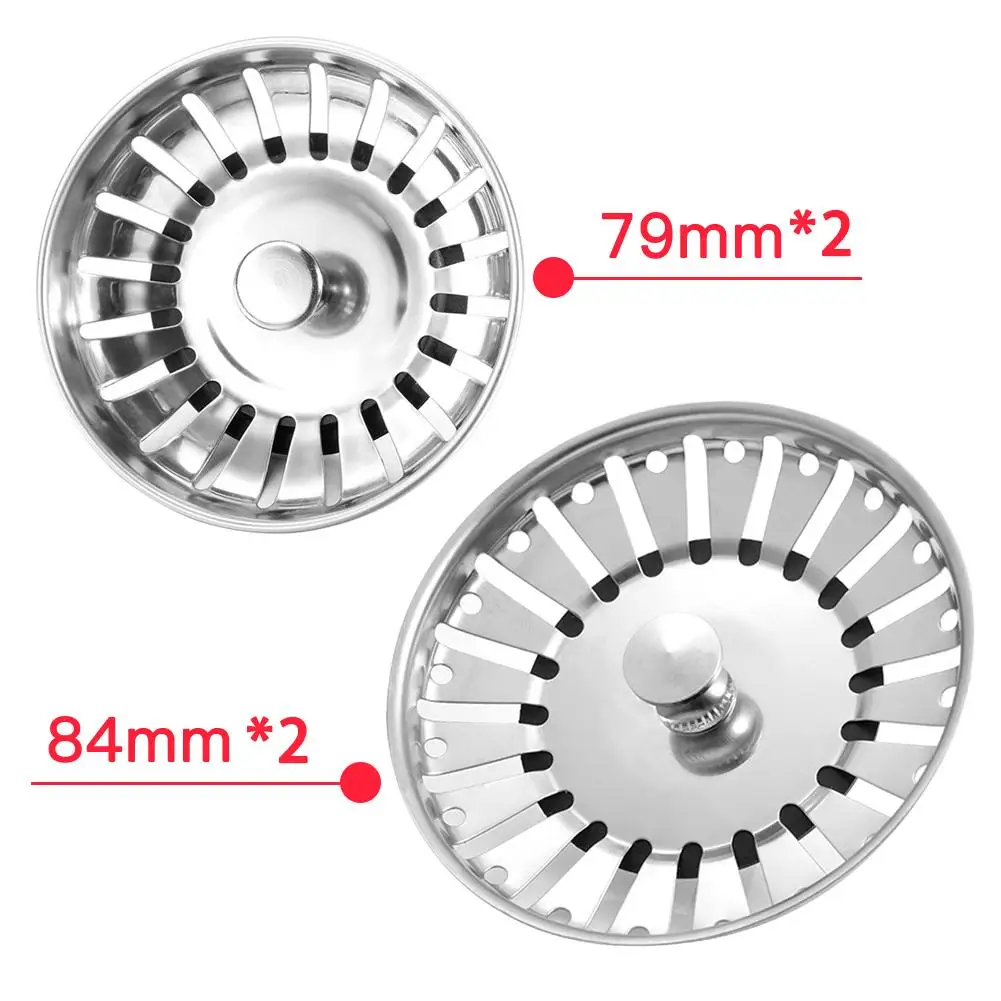 Sink Strainer Plug Kitchen Sink Waste Strainer Plug Stainless Steel