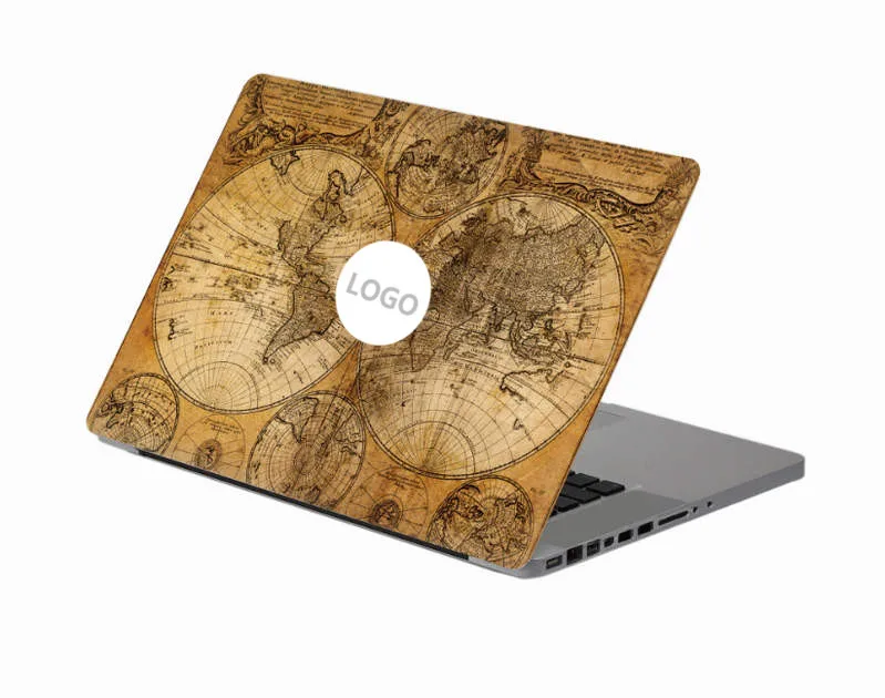Карта мира, наклейка для ноутбука, наклейка, кожа для MacBook Air Pro retina 1" 13" 1", винил, Mac, корпус, полное покрытие, кожа