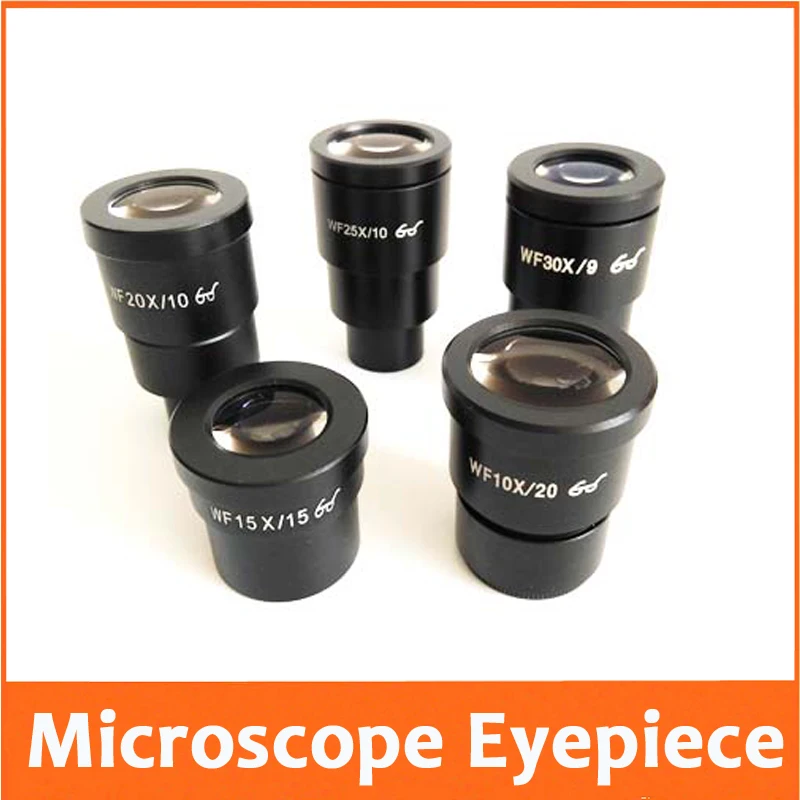 Mercury/_Group WF10X//20mm Eyepieces Wide Angle High Eye Point Mounting Size 30mm Microscope Eyepiece for Stereo Microsocpe Color:1PC Without Reticle