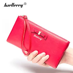 baellery бренд кошелёк Для женщин кожа партмоне женские портмоне и кошельки длинный бумажник женщины кожанный клатч красный кошелек женский