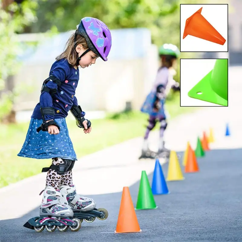 7-Inch Plastic Traffic Cones Multipurpose Construction Theme Party Cones For Various Activities & Events| Perfect For Kid Partie