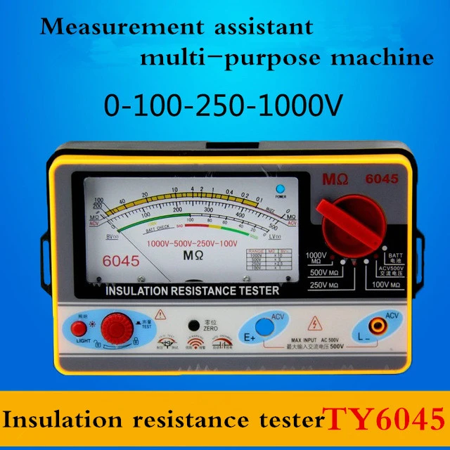 100V-250V-500V-1000V insulation resistance meter analog INSULATION TESTER