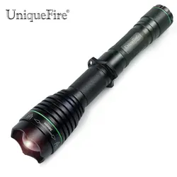 UniqueFire Перезаряжаемые 18650 фонарик UF-1508-38mm XP-E Высокое качество 250 люмен лампы факел для охоты, зеленый/красный/белый свет