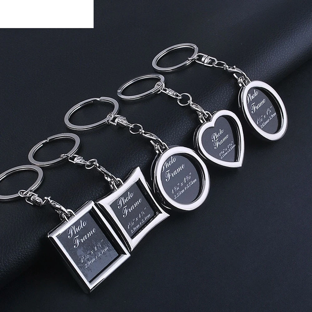 

OTOKY Hot Sale 1 pcs Fashion Mixed Custom Photo Frame Key Chain Keyrings Decoration DIY Gift Dropshipping Mar16
