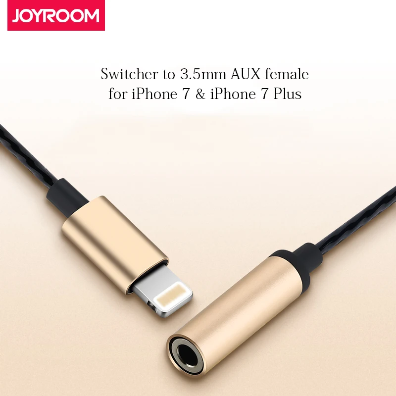 AUX Switcher for iPhone 7 / iPhone 7 Plus Earphone Adapter 3.5mm Audio