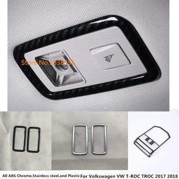 

For Volkswagen VW T-ROC TROC 2017 2018 2019 2020 Car Front Head Inner Rear Back Tail Read Reading Switch Light Lamp Frame Trim