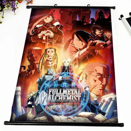 

Anime Poster Fullmetal Alchemist Sexy Wall Scroll Printed Painting Home Decor Japanese Cartoon Decoration Poster