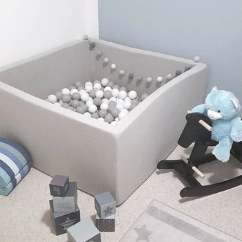 

Baby Dry Ball Pool Infant Ocean Ball Playpen Toys For Children Soft Sponge Kiddie Balls Pit Square Playground Ball Pools Gifts