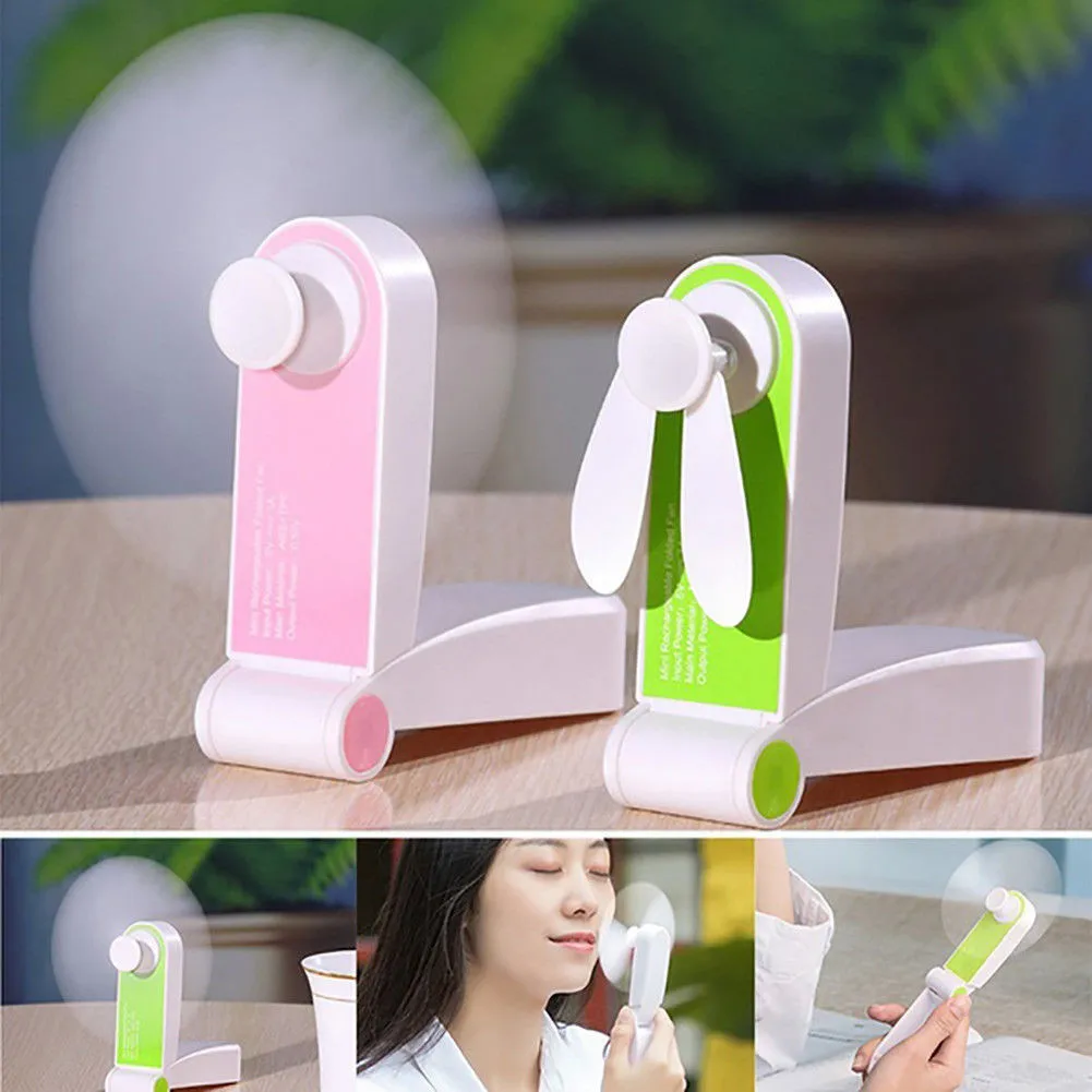 

New Cooling Fan Adjustable Portable Mini Hand Fans 500mAh Portable Rechargeable Micro USB Desk Air Cooling Fan 19MAY14