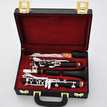 

Professional 18 Key A Clarinet Ebony Wooden Body