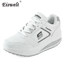 EISWELT 2017 Mode Femmes Appartements Dame de Remise En Forme Chaussures Femmes Casual Chaussures Minceur Plate-Forme Chaussures Femmes # ZQS024