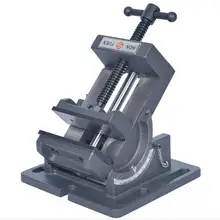 Наклонная Направляющая штанга угловой зажим, дрель скамья дрель с углом 90 градусов маленькие тиски 3 дюйма