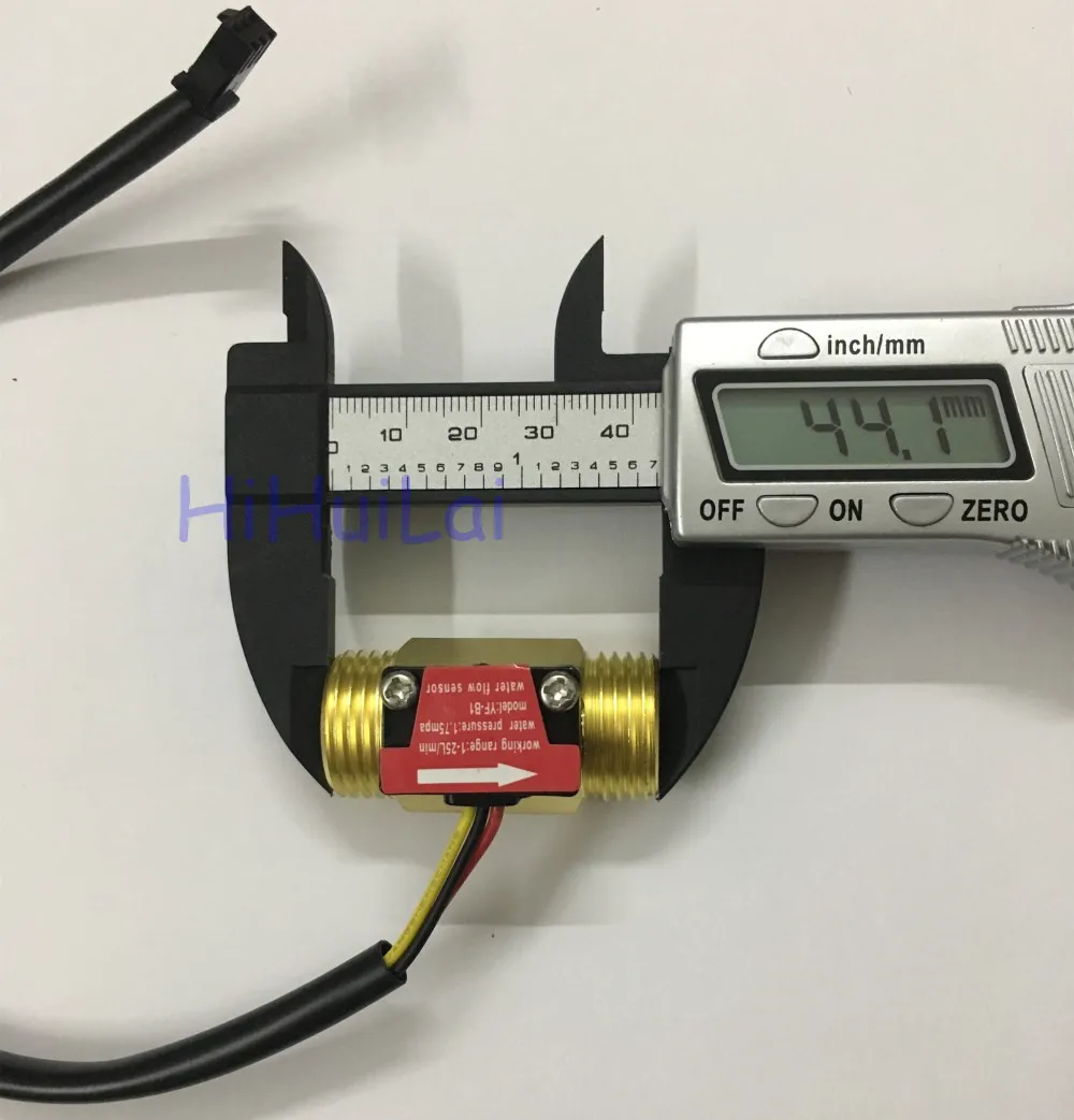 YF-B1 brass copper flow meter Hall sensor (5)