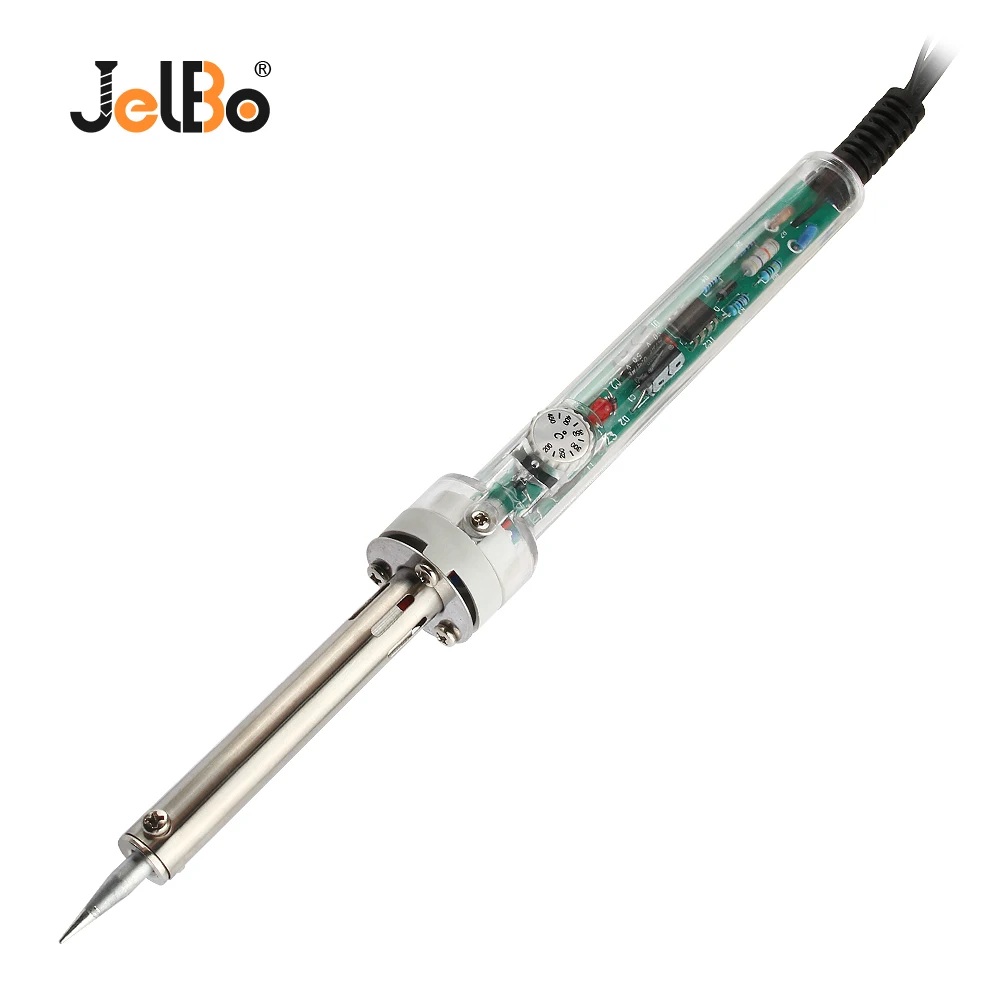 

Jelbo 220V EU plug 60W Adjustable Temperature Electric Soldering Iron Kit Electric Heat Pencil Welding Solder Repair Tool