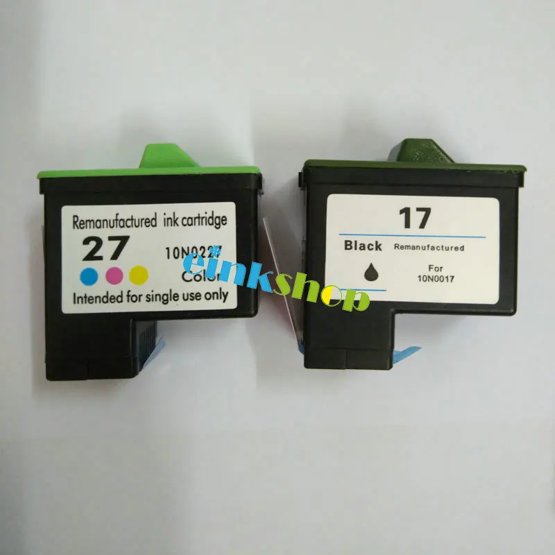 Einkshop для Lexmark 17 27 чернильный картридж I3 Z13 Z23 Z25 Z33 Z35 Z515 Z600 Z603 Z605 Z615 X1100 X1200 X74 X75 X83|lexmark