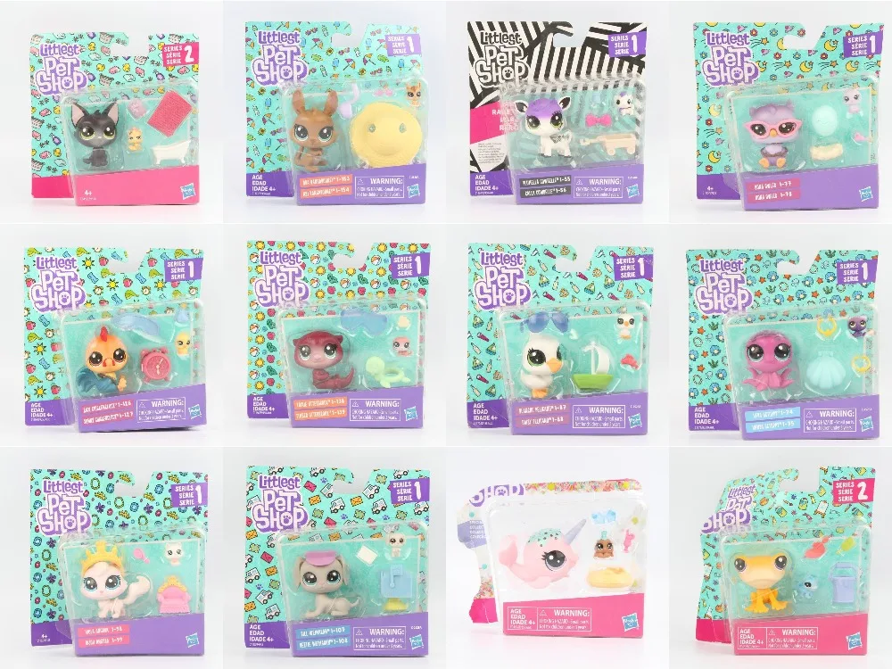 

New pet Genuine Original LPS 2PCS Rick Chicken Dog Cat kangaroo
