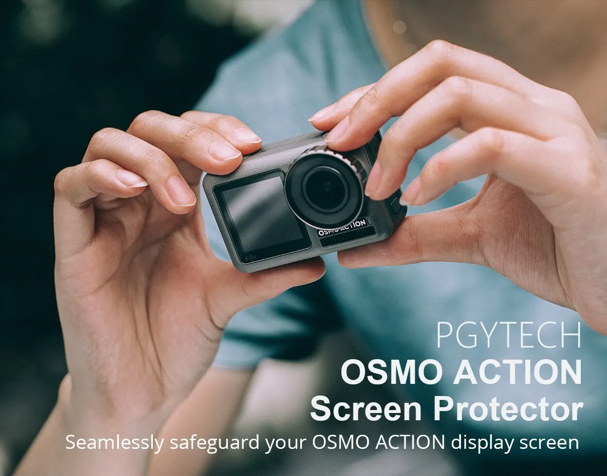 PGYTECH для DJI Osmo действие закаленное стекло экран протектор дисплей плёнки 2 комплекта 4 шт. 2.5D 9H