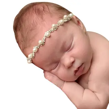 

Baby hair accessories girls boys pearl headband baby headband hairband hair ties Phtography Props diademas pelo great baby