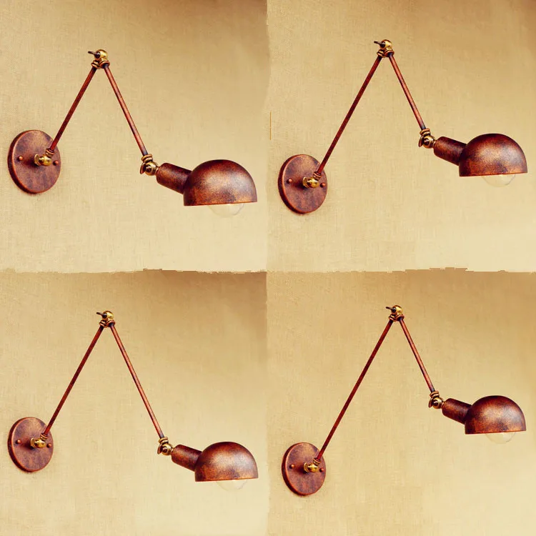 

Rustic Loft Swing Long Arm Wall Light Vintage Edison Industrial Wall Lamp Led Edison Wall Sconces Appliques Lamparas De Pared