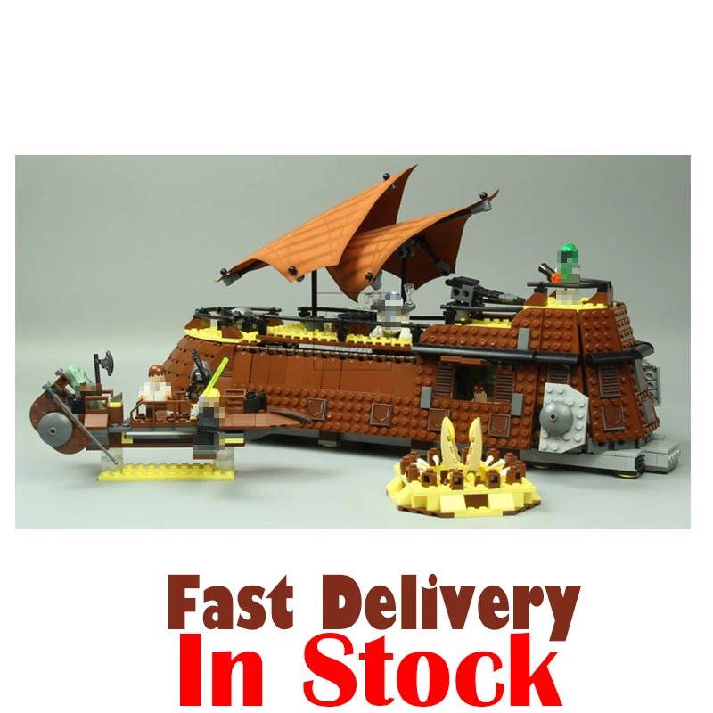 

LEPIN 05090 Jabba's Sail Barge Star Clone Wars Building Blocks Bricks Toys Enlighten For Children Compatible with legoINGly 6210