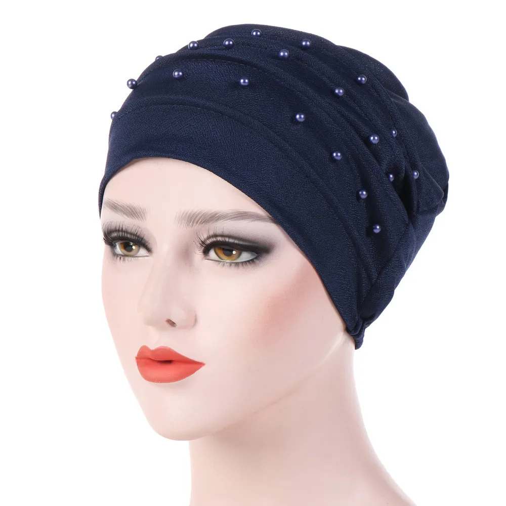 

Turban Hijab Caps Muslim Hijab Caps Muslim For Women Musulman Hijab Beading Inner Wrap Cap turbantes cabeza para las mujeres