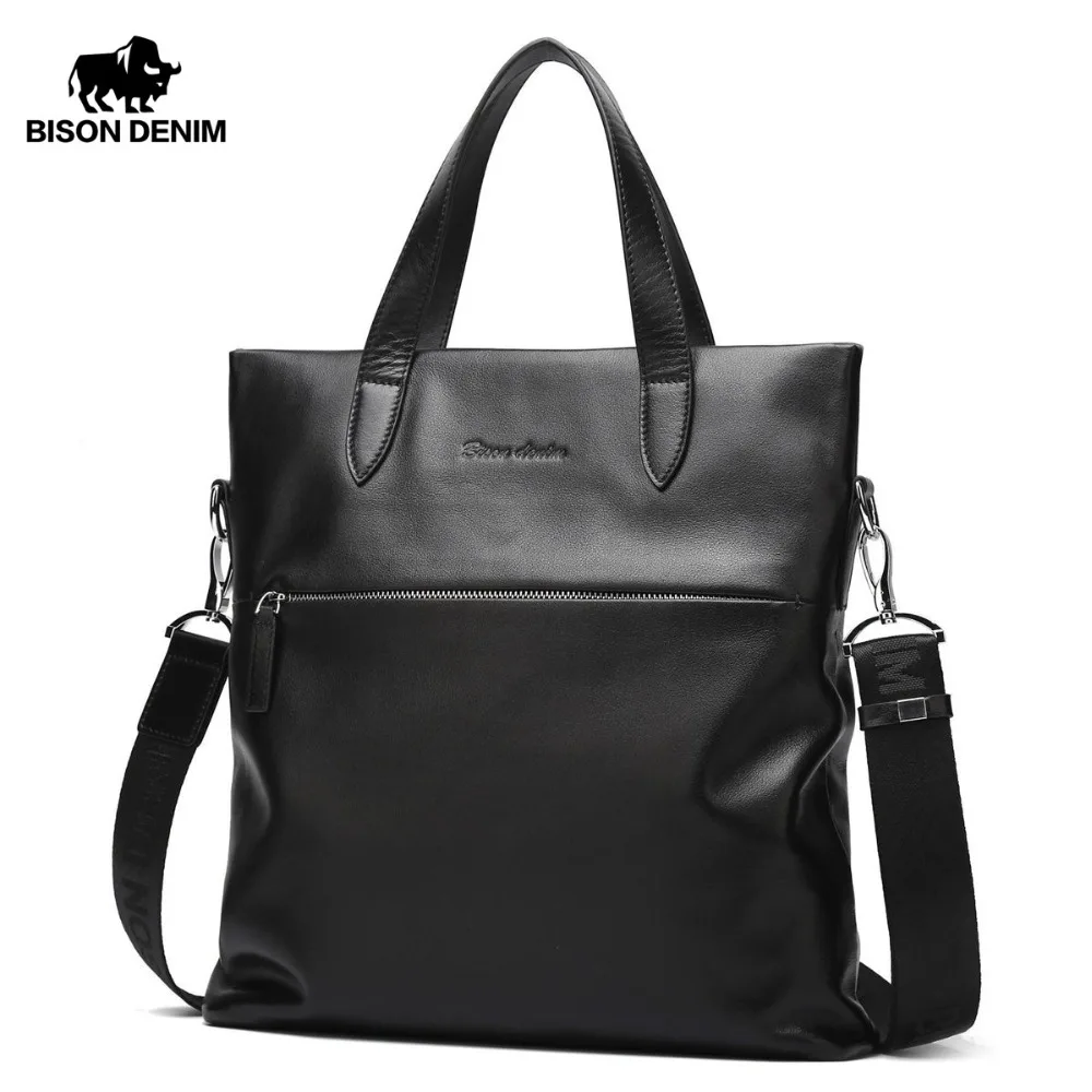 Buy BISON DENIM Brand Genuine Leather Men Bag Casual
