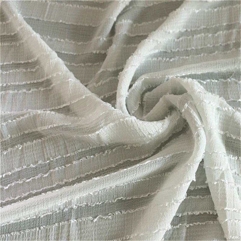 cream chiffon material