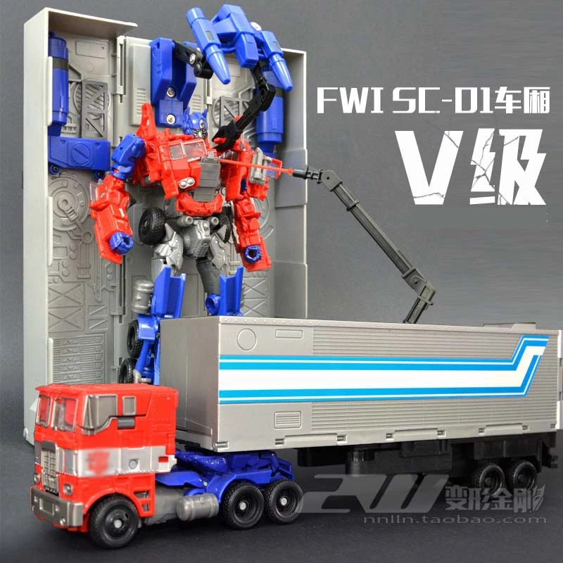 

Transformation FWI SC-01 compartment 4 movie V class Optimus VOP column Accessory Action Model Kid Dolls Toys