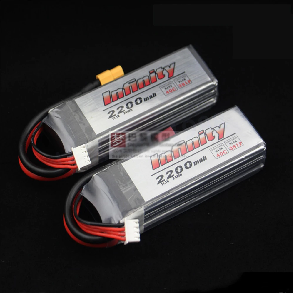 1pcs Flower Power Inf 11 1V 2200mah 40C 3S1P Lipo Battery XT60 Plug T Plug For