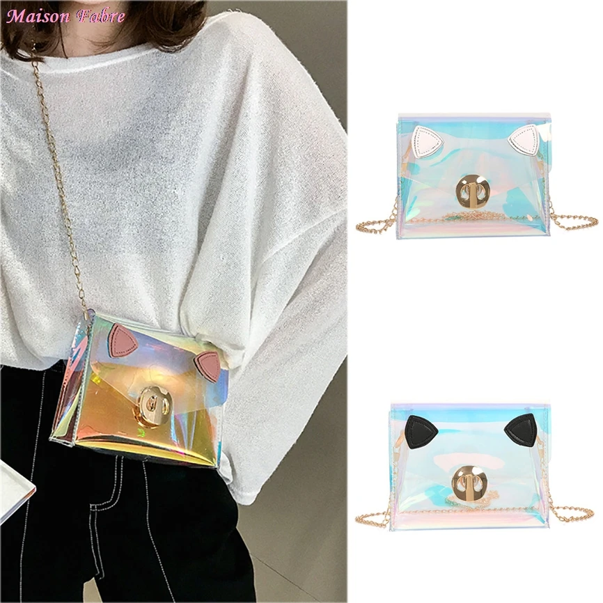 

Woman Fashion Simple Design Bag Pin Buckle Stone Pattern Messenger Bag Fashion Patent Leather Chain Bag Woman 30Z