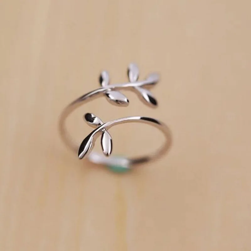 Cute Personalized olive branch rings for lady gift 2016 Beautiful