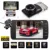 4 “Mini Coche DVR de Doble Lente Video Recorder Cámara Del Coche de Aparcamiento Noche visión Auto Cuadro Negro DVR Cámara Full HD 1080 P WDR Dash Cam