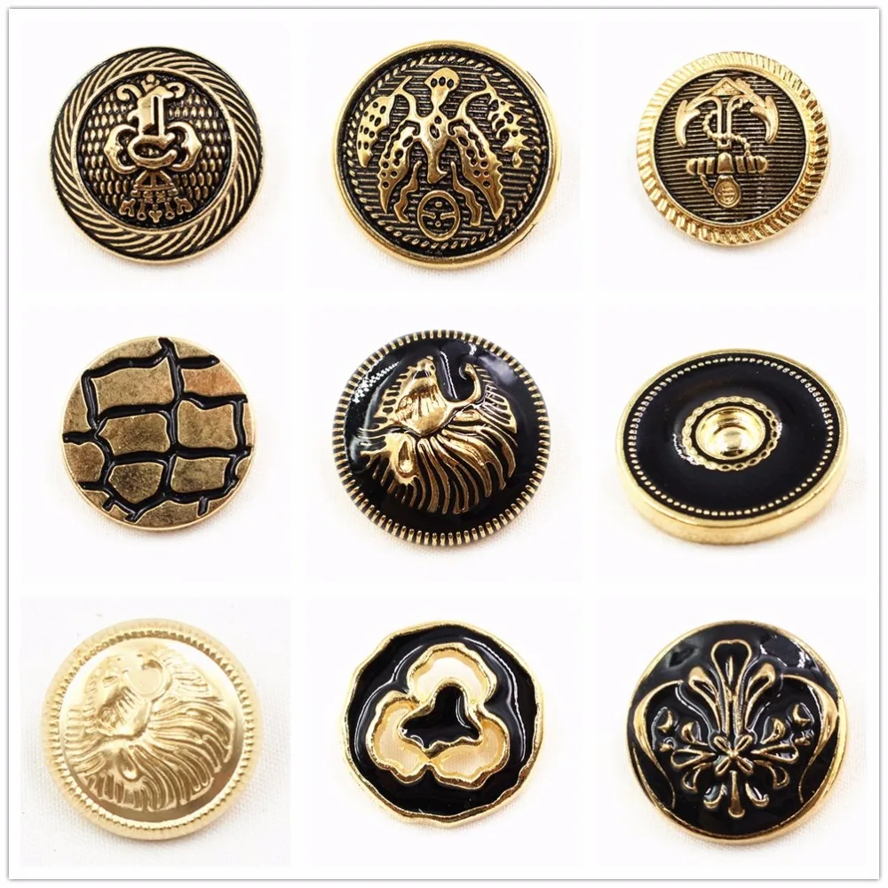Buy N1711227 , 10pcs Metal buttons, clothing