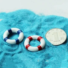 Мини-смоляная модель спасательного круга сказочные садовые миниатюрные DIY фигурки террариума аксессуары для суккулентных расстений декор для микро-ландшафта