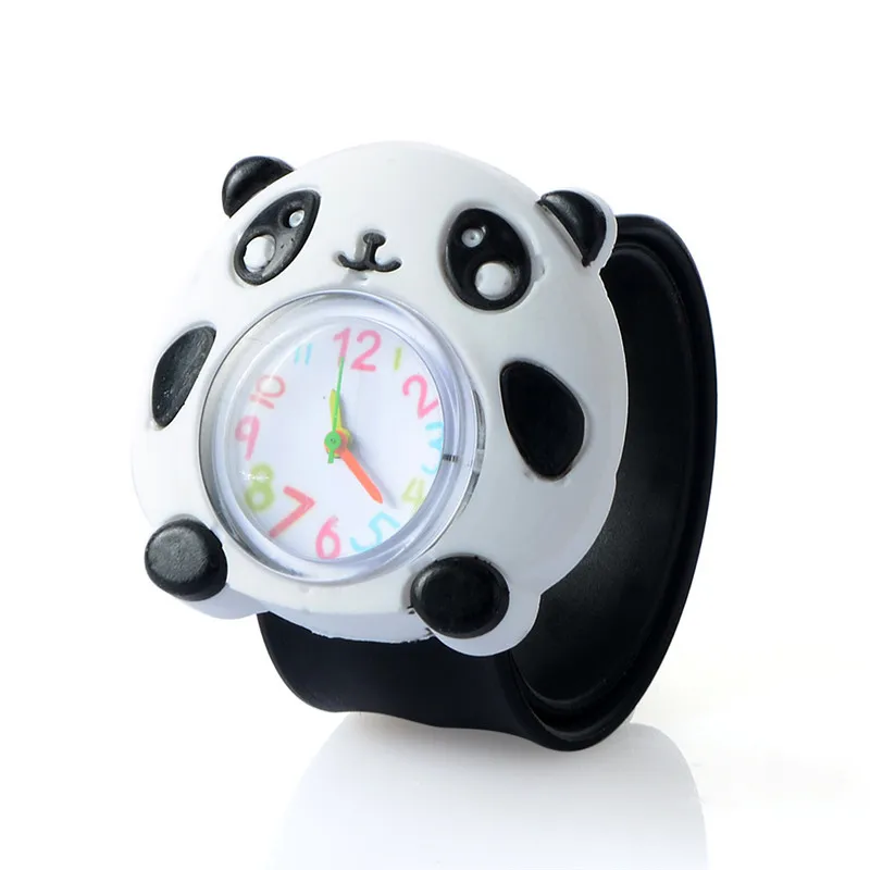 3D Cartoon Watch Animal Milk Dad Cute Children Clock Baby Kid Quartz Waterproof Student Wrist Watches 4