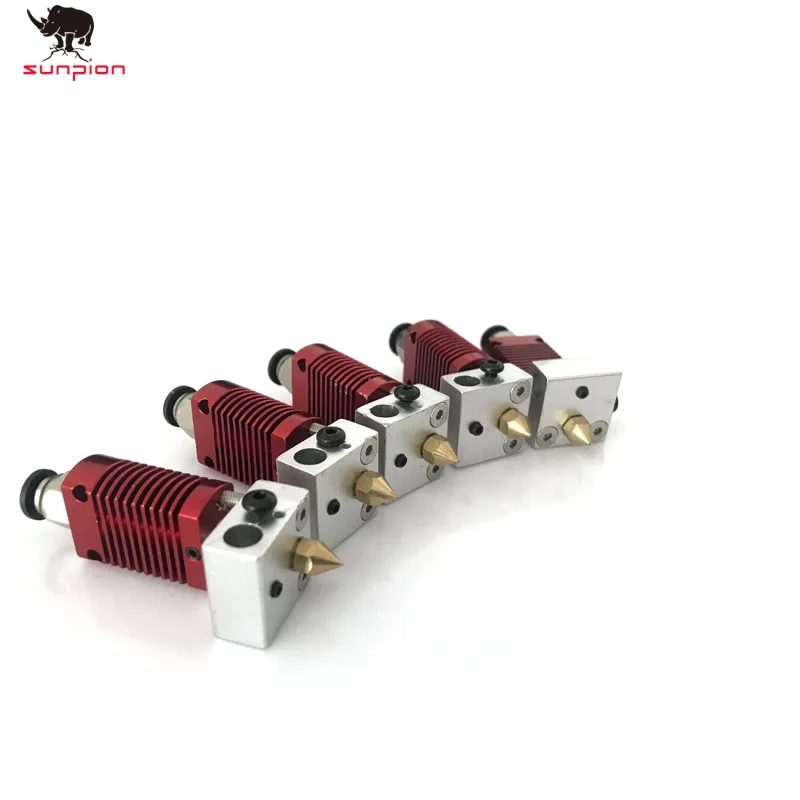 MK8 تجميعها الطارد الساخن النهاية كيت ل Ender-3 طابعة 1.75 مللي متر 0.4 مللي متر فوهة طابعة الألومنيوم التدفئة كتلة 3d طابعة اكسسوارات