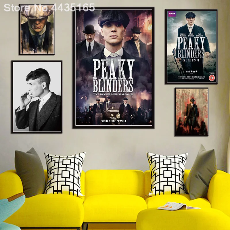 Постеры и принты Peaky Blinders фильм плакат стены искусства Настенный декор холст живопись для гостиной украшение дома