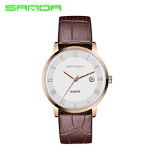 SANDA Reloj de Los Amantes Mujeres de Los Hombres de Moda Casual Relojes Reloj de Cuarzo Reloj del Amante Hombre Relogio Montre Orologio Uomo