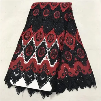 

2018 Newest African Dry Lace Fabrics High Quality Cotton Lace Fabric Swiss Voile With Stones Swiss Voile Lace In Switzerland